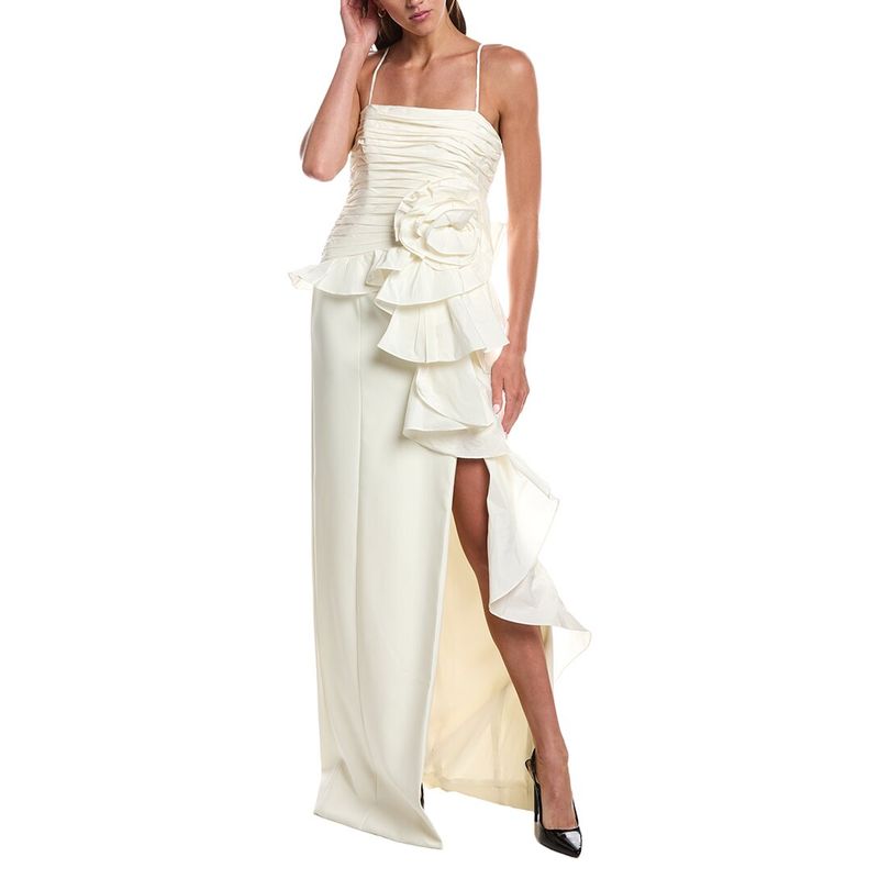 Cinq Sept Womens Liora Gown, White
